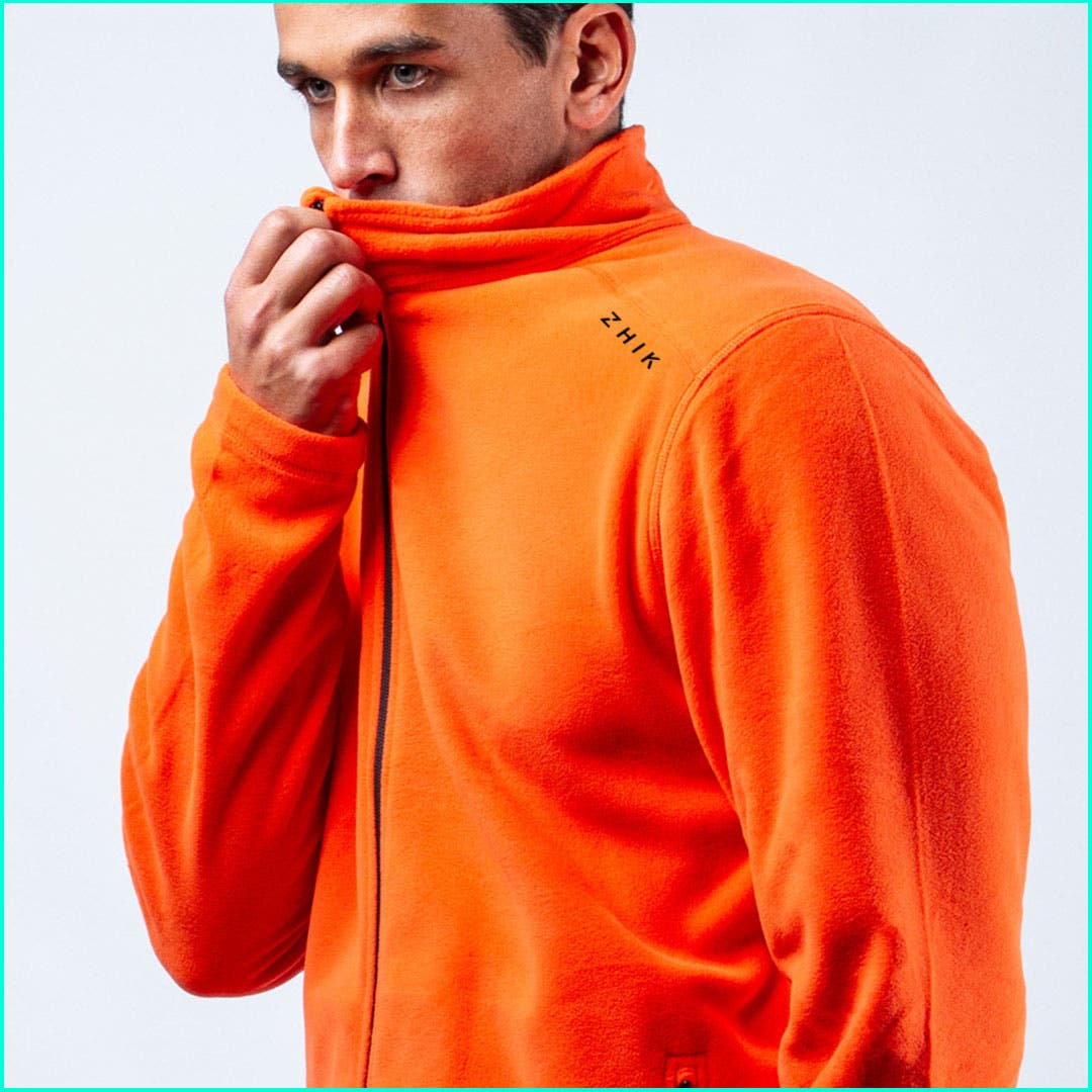 Forro polar reciclado con cremallera completa Zhik