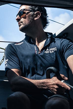 Hombre con chaqueta de vela Zhik